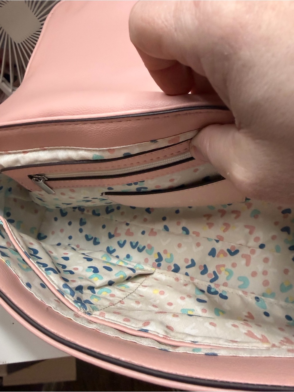French Connection 3 way Pink Leather Shoulder Bag - Picture 7 of 7